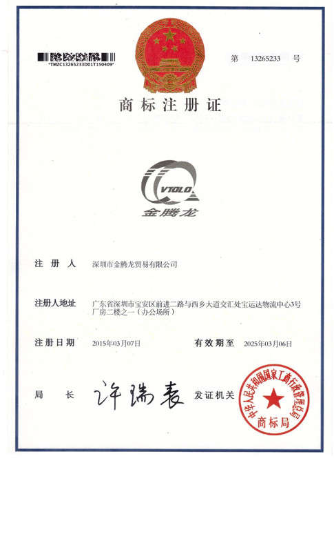 金腾龙注册商标3(图1)